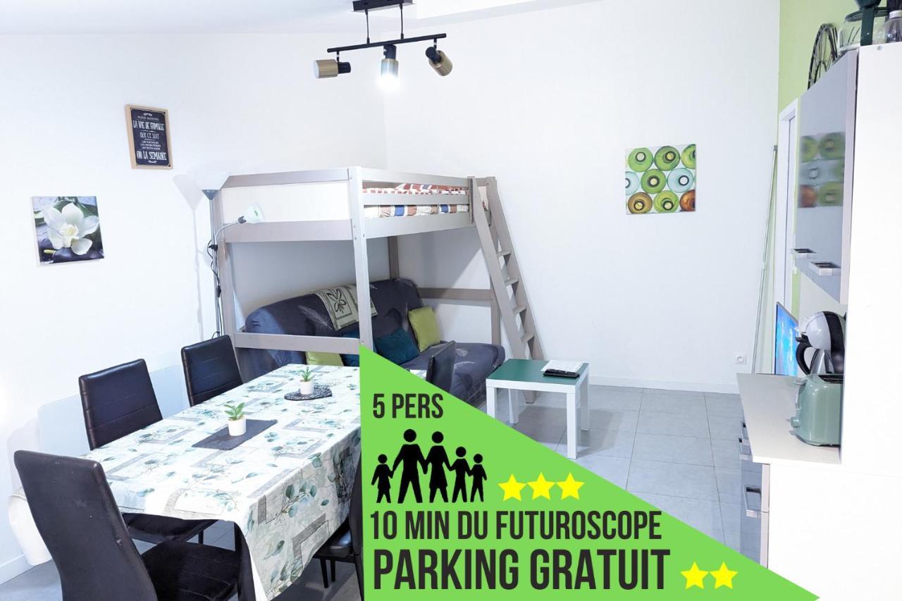 Appartement Entier Meuble A Beaumont Proche Futuroscope Et Poitiers Technopole Dış mekan fotoğraf
